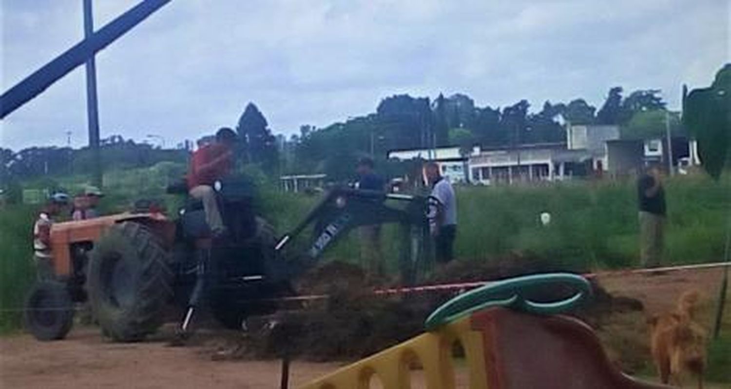 Colocan tubos en Noseda y Obligado, pero hay quejas de los vecinos