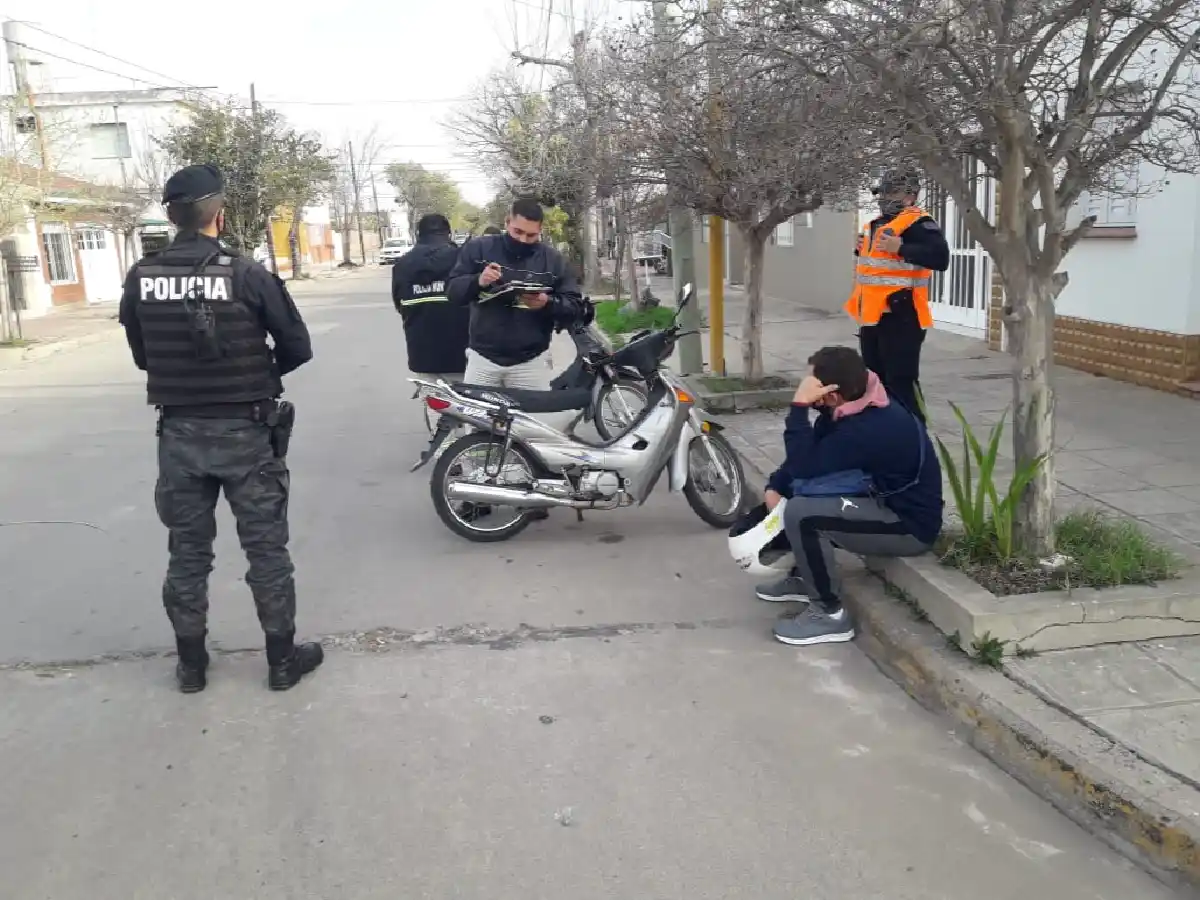 Retuvieron 34 motos en un control de tránsito 