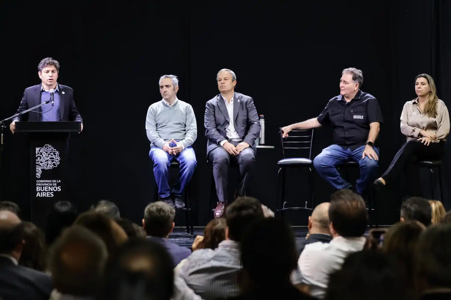 Kicillof presentó el programa "Entramados", que busca reducir el delito de menores