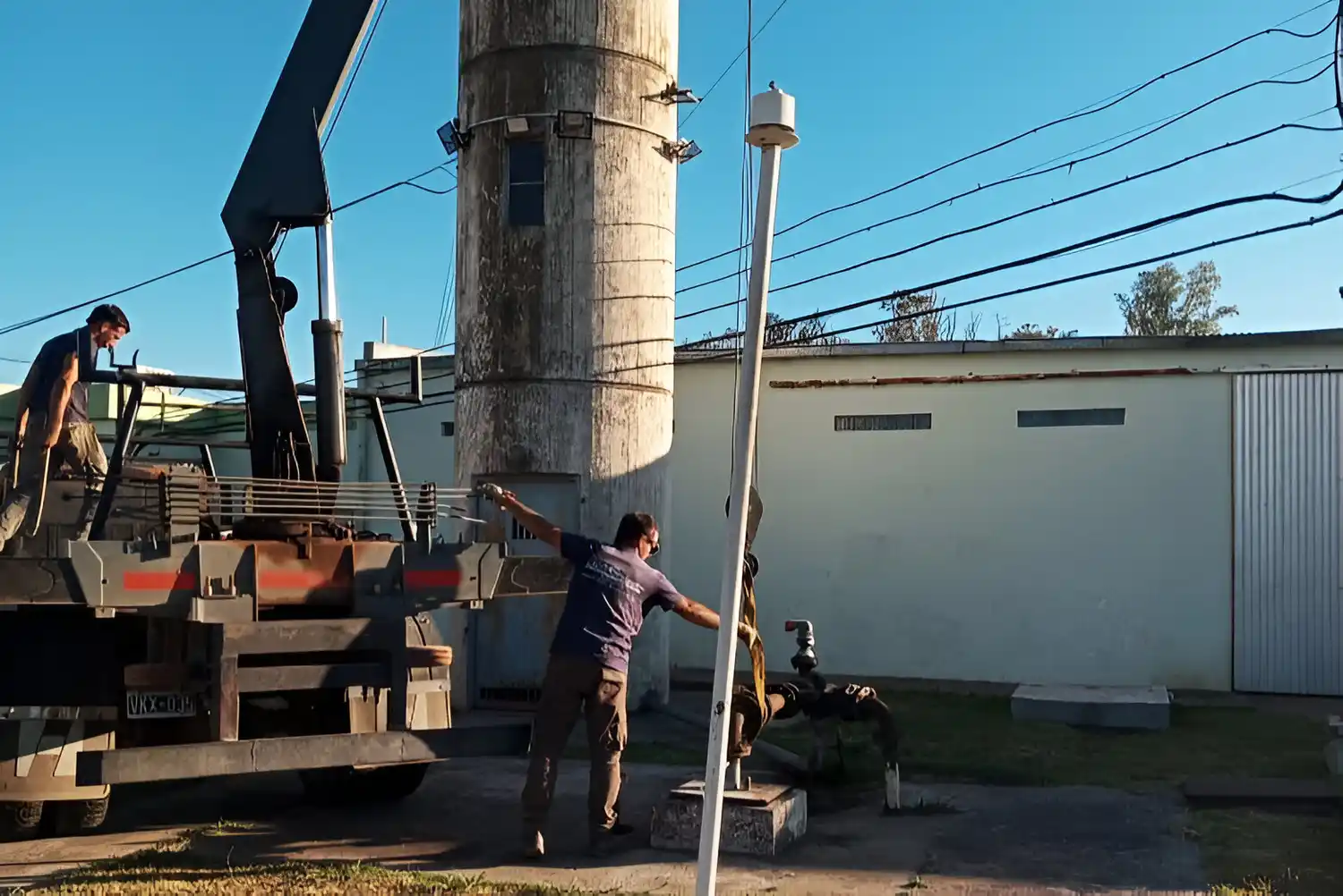 La bomba quemada fue reemplazada este jueves.