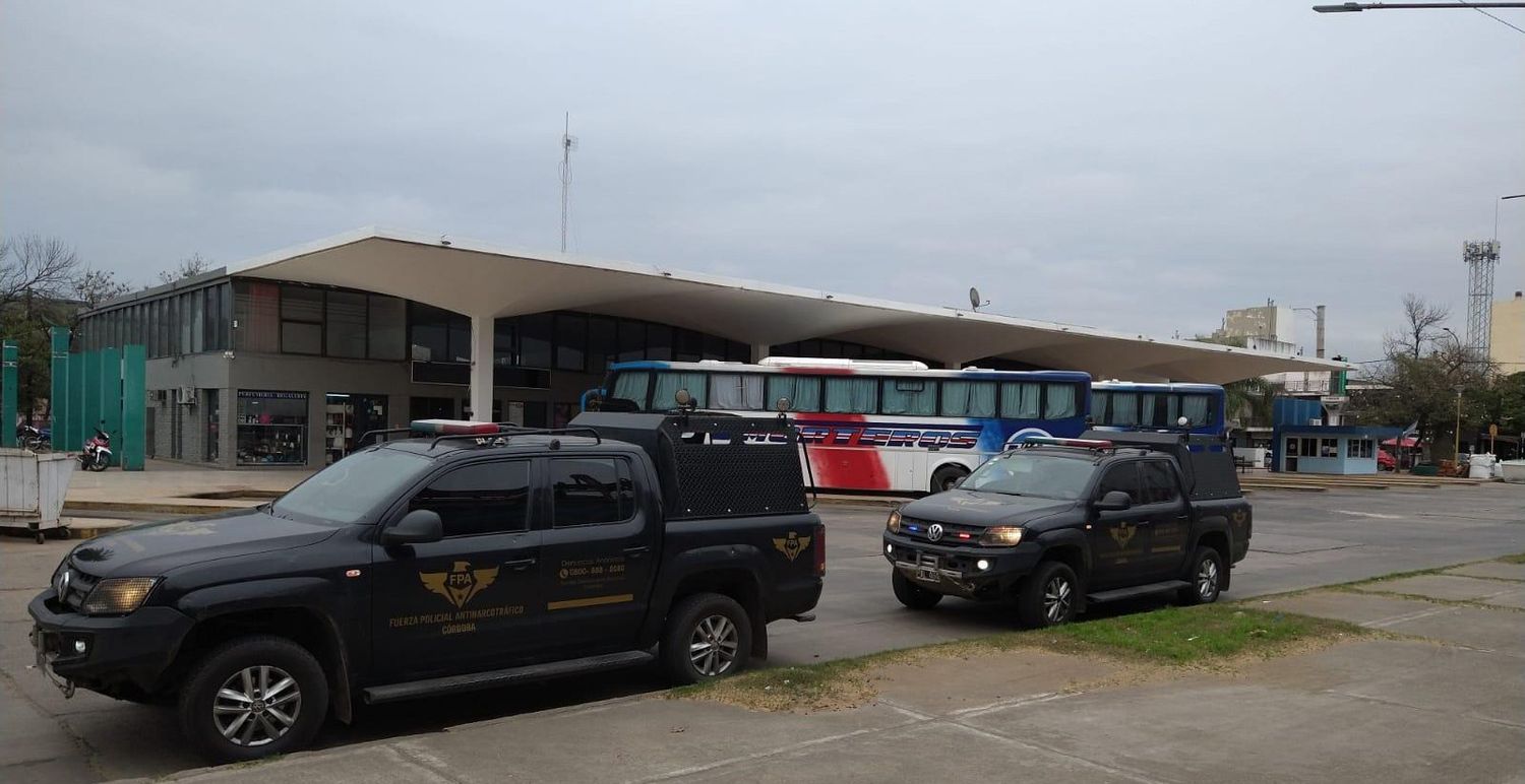 El secuestro de la marihuana se hizo en la Terminal de Ómnibus de nuestra ciudad