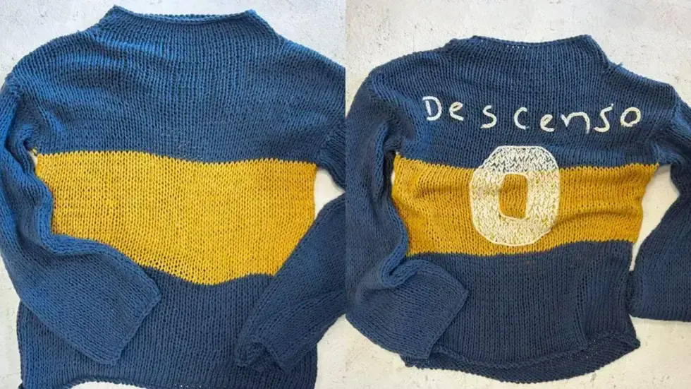 El sweater viral inspirado en Boca Juniors que divide a las redes: cuanto cuesta?