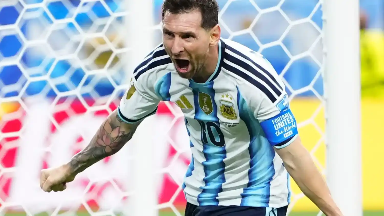 Messi y otro grito mundialista.