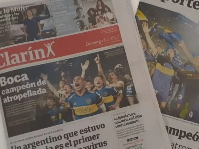 clarin boca  anello riquelme