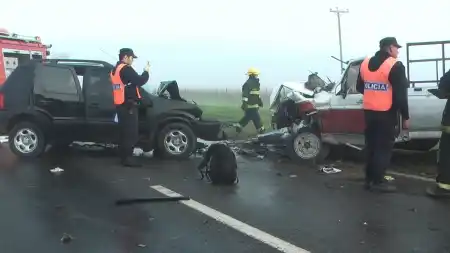 Accidente fatal en Ruta 8 altura San Antonio de Areco: Un muerto