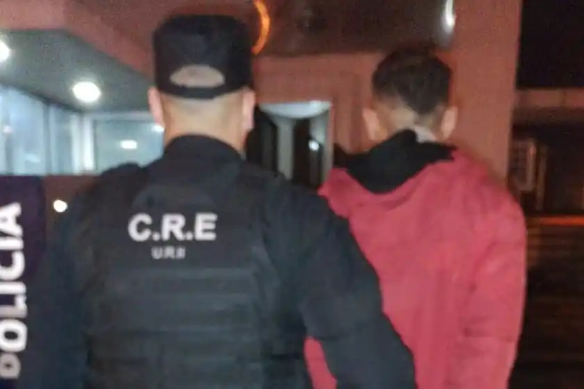 Detenido en zona oeste.