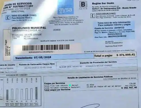 Hospital público bonaerense recibió una boleta de agua de más de $370 mil