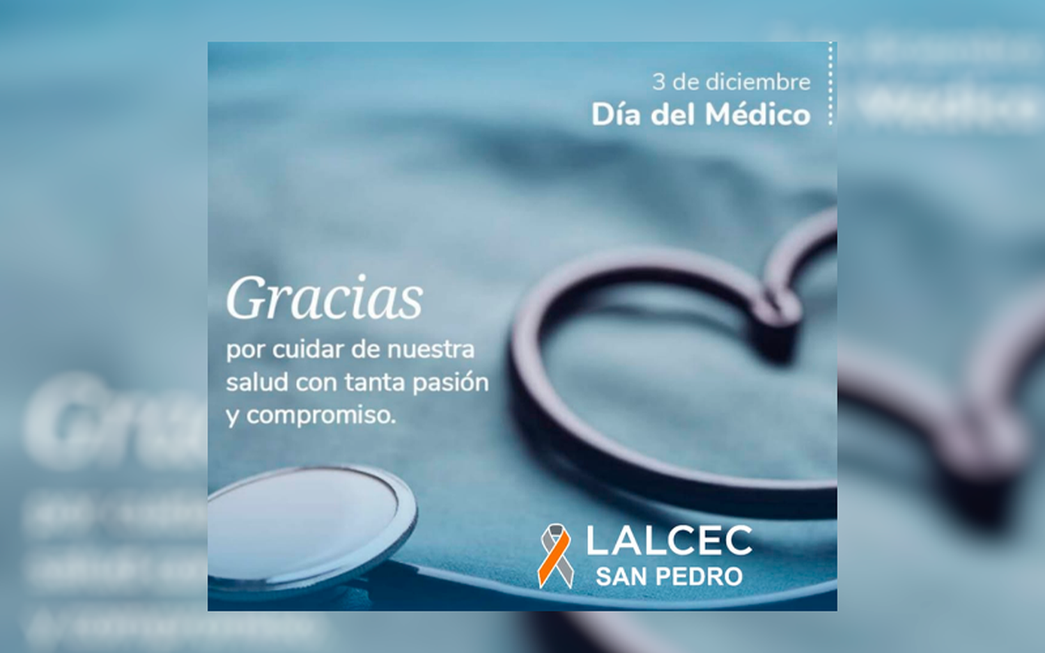 Día del médico: el saludo de Lalcec