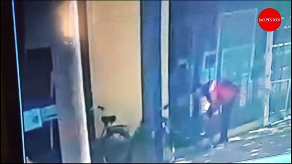 Video: dejó la bici afuera del trabajo y se la robaron