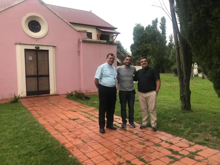 El Intendente de Berazategui, Patricio Mussi, visitó la Diócesis de Quilmes