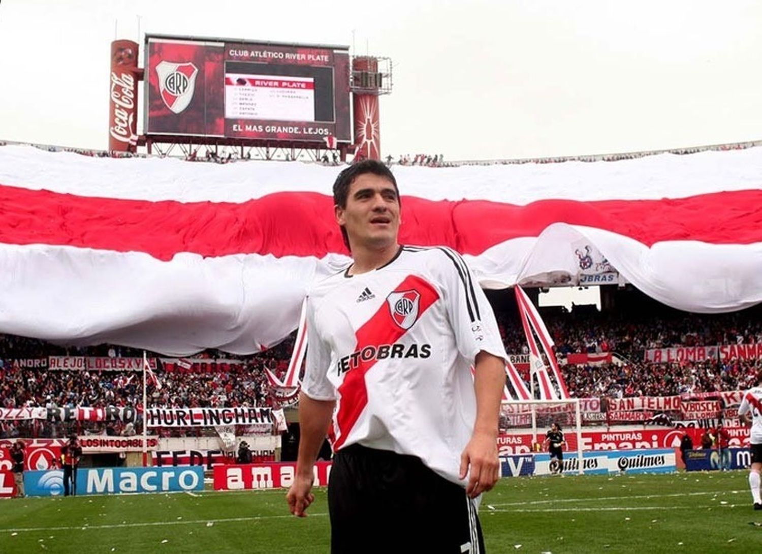 Todo listo para la despedida del "Burrito" Ortega en River