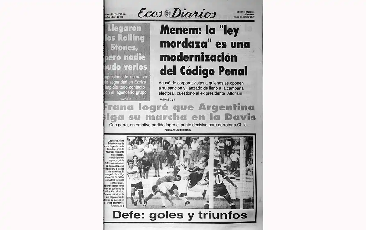 Jueves 9 de febrero de 1995