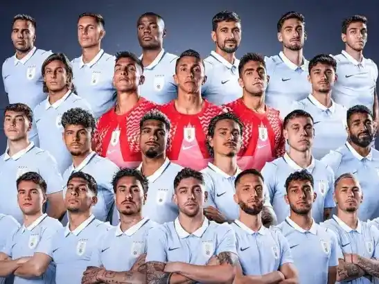 Los 26 uruguayos que jugarán con la "Celeste" el Mundial 2026. Foto: @aufoficial