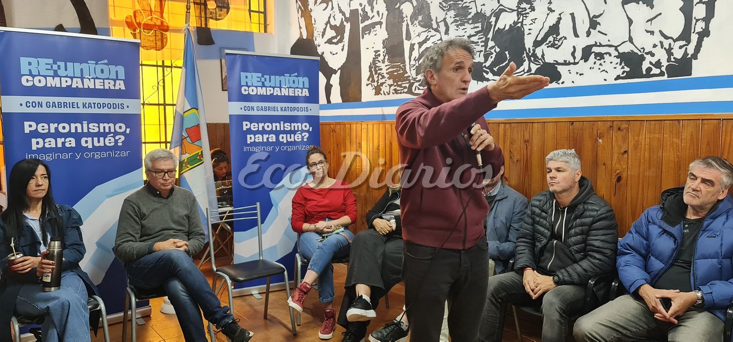 Unidad. Gabriel Katopodis recalcó el valor de la unidad del peronismo, más en la circunstancias políticas actuales.