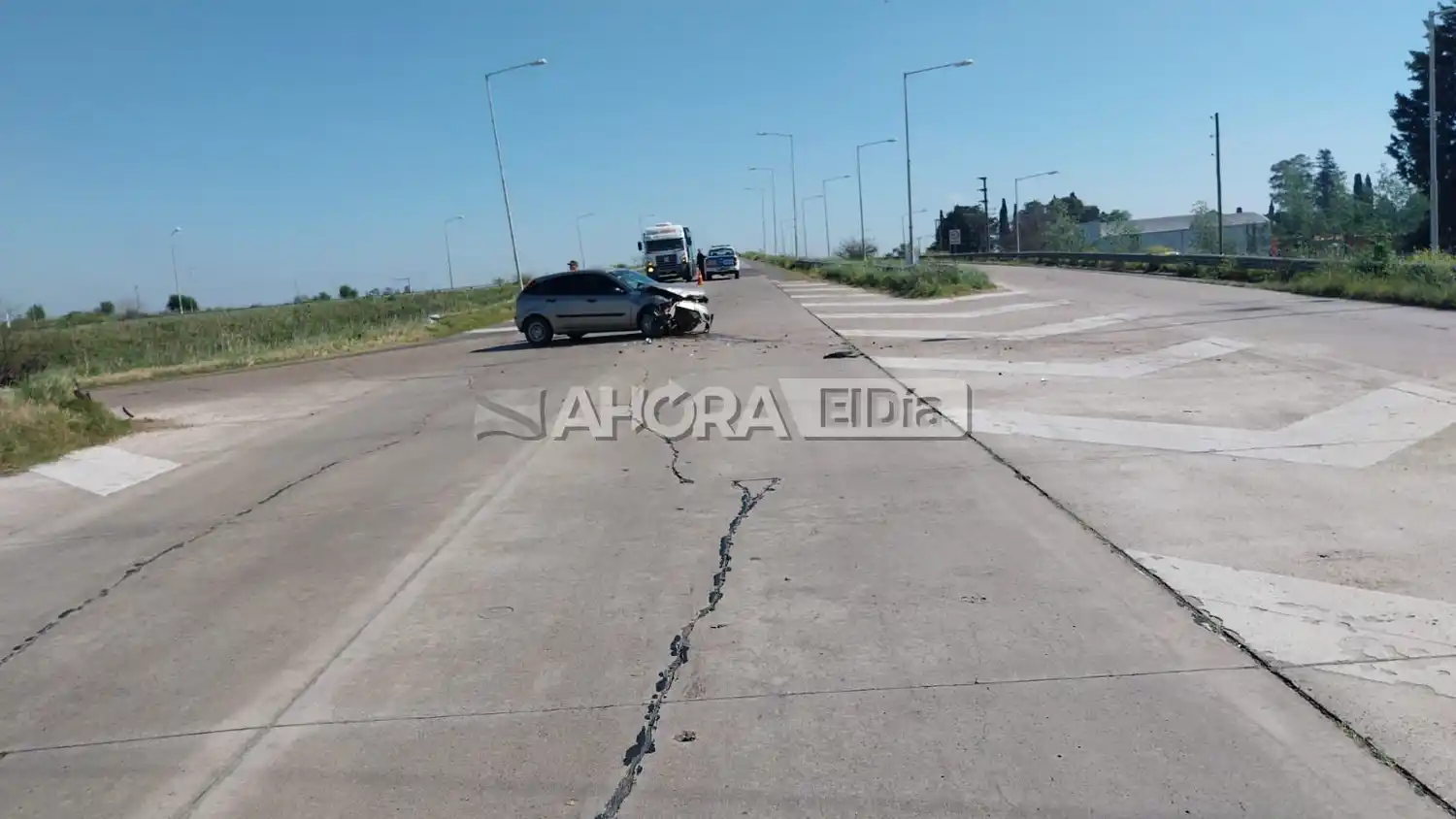 choque ruta 14 y 20 - 1