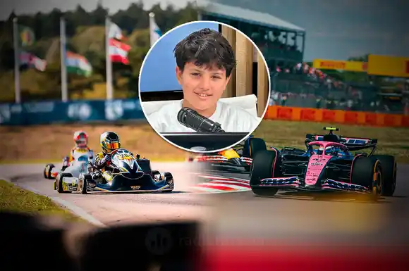 Bertolaccini deslumbró en el Mundial de Karting: "Corrí contra pilotos fichados por Ferrari y Mercedes, fue increíble"