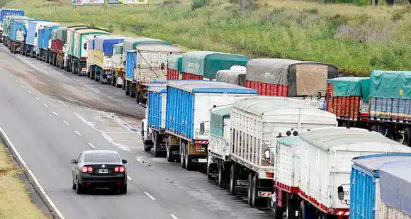 La posición de los transportes de carga ante el Paro General