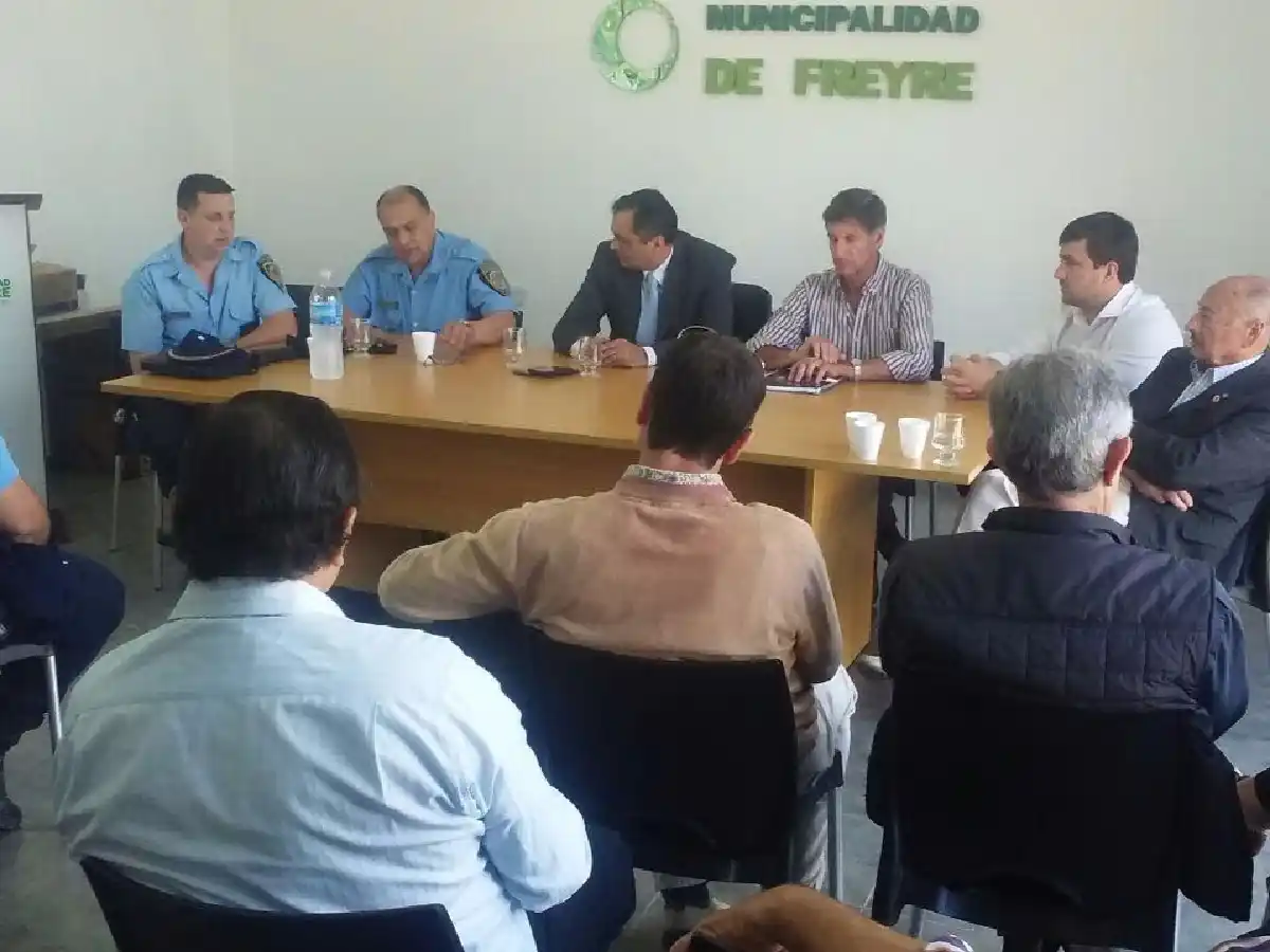 Se reunió ayer en Freyre la comisión de seguridad rural  