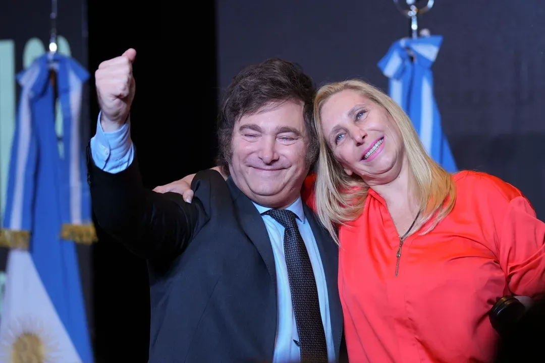 El presidente Javier MIlei y su hermana Karina