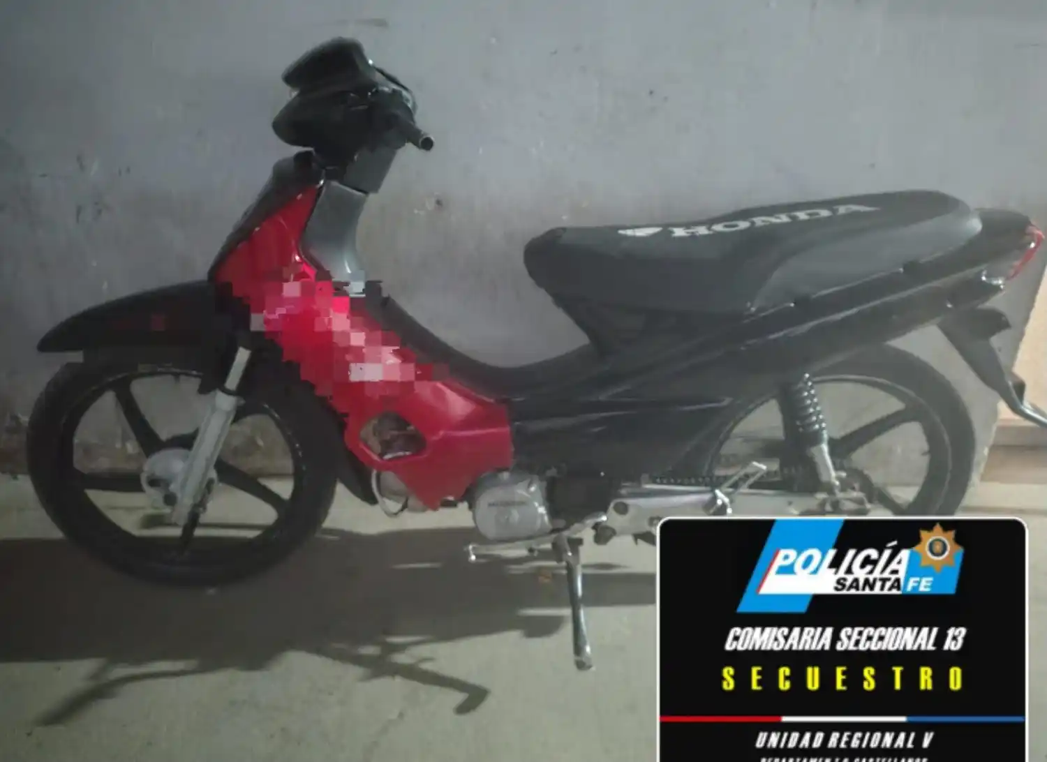 Hallaron una moto sobre la que pesaba un pedido de secuestro desde el mes de marzo