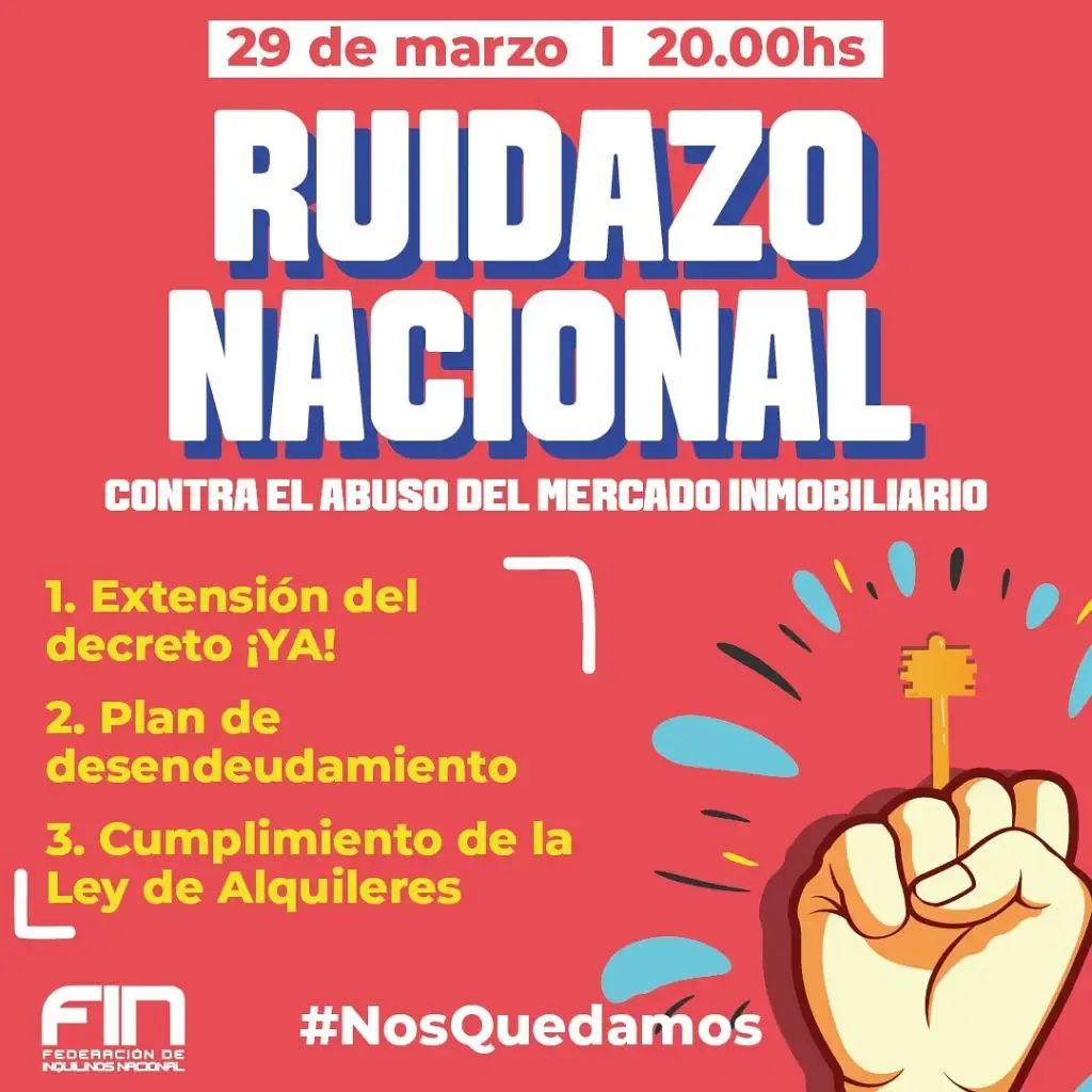 Desde Tandil, adhieren a un  “ruidazo” contra el “abuso”  del mercado inmobiliario