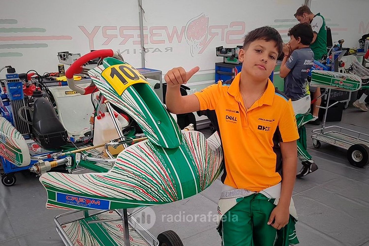 Conocé a Martín, el “Mini Colapinto rafaelino” que clasificó para correr el mundial Italia