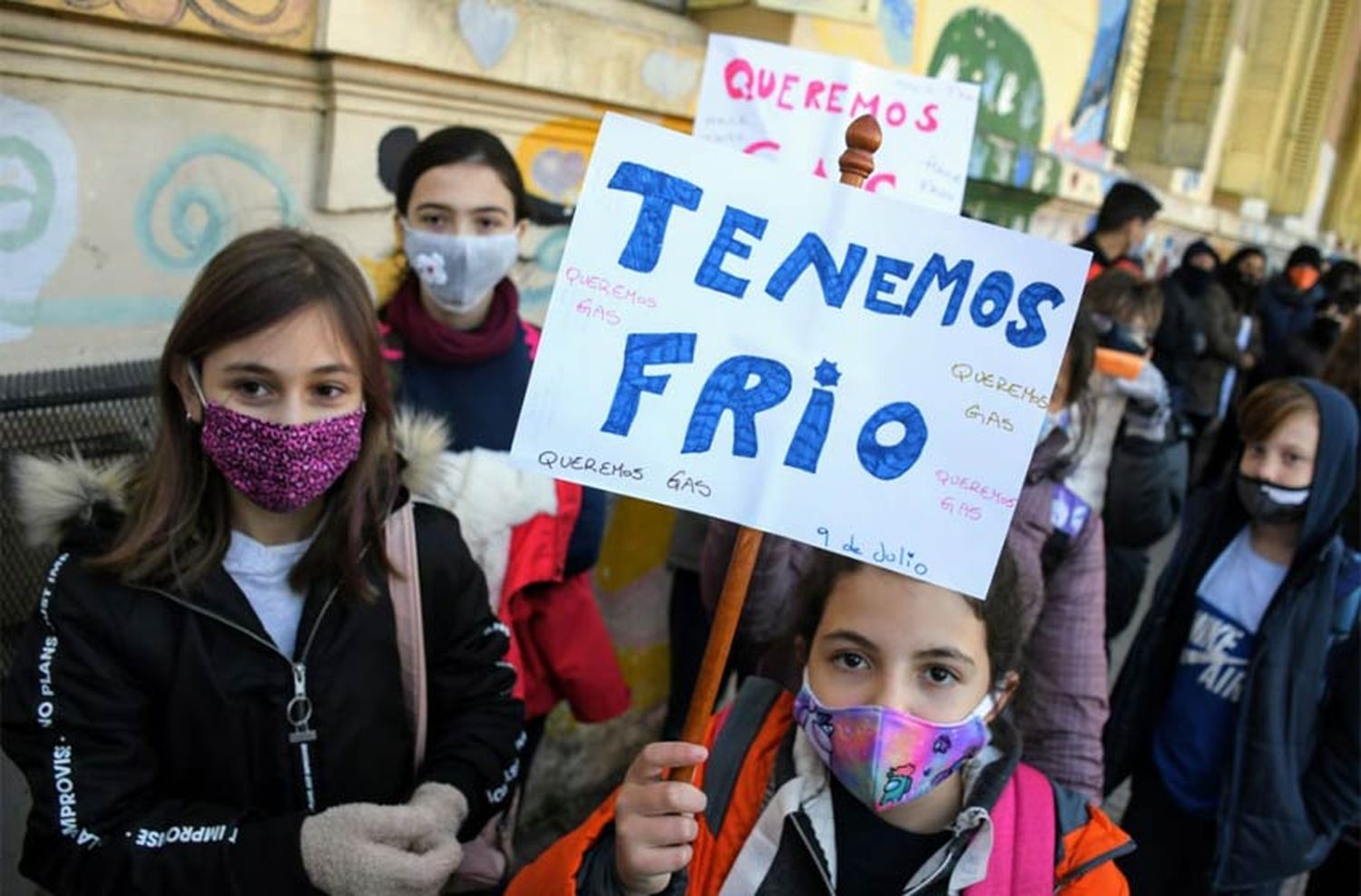 Un colegio de zona norte hace 4 años que no tiene gas y suplica que se instale para que los chicos no tengan frío