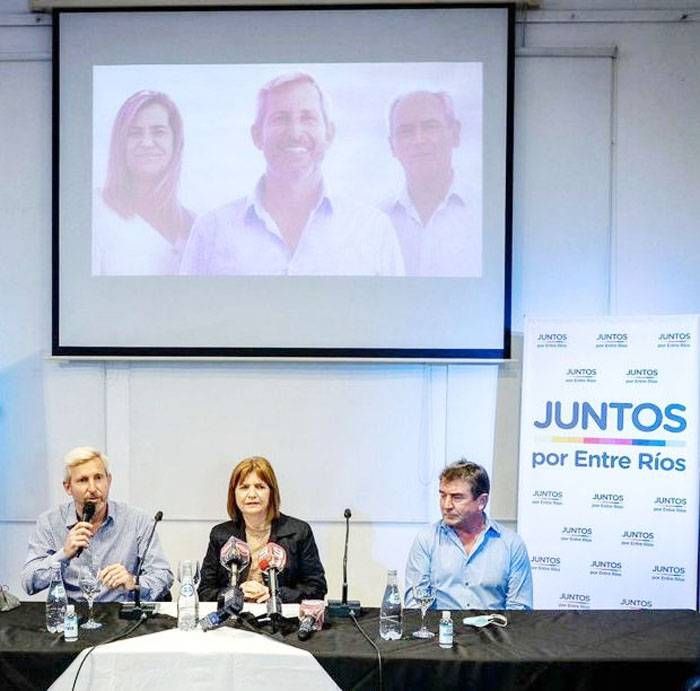 Bullrich destacó la fortaleza  de la lista que encabezan Frigerio, Antola y Benedetti