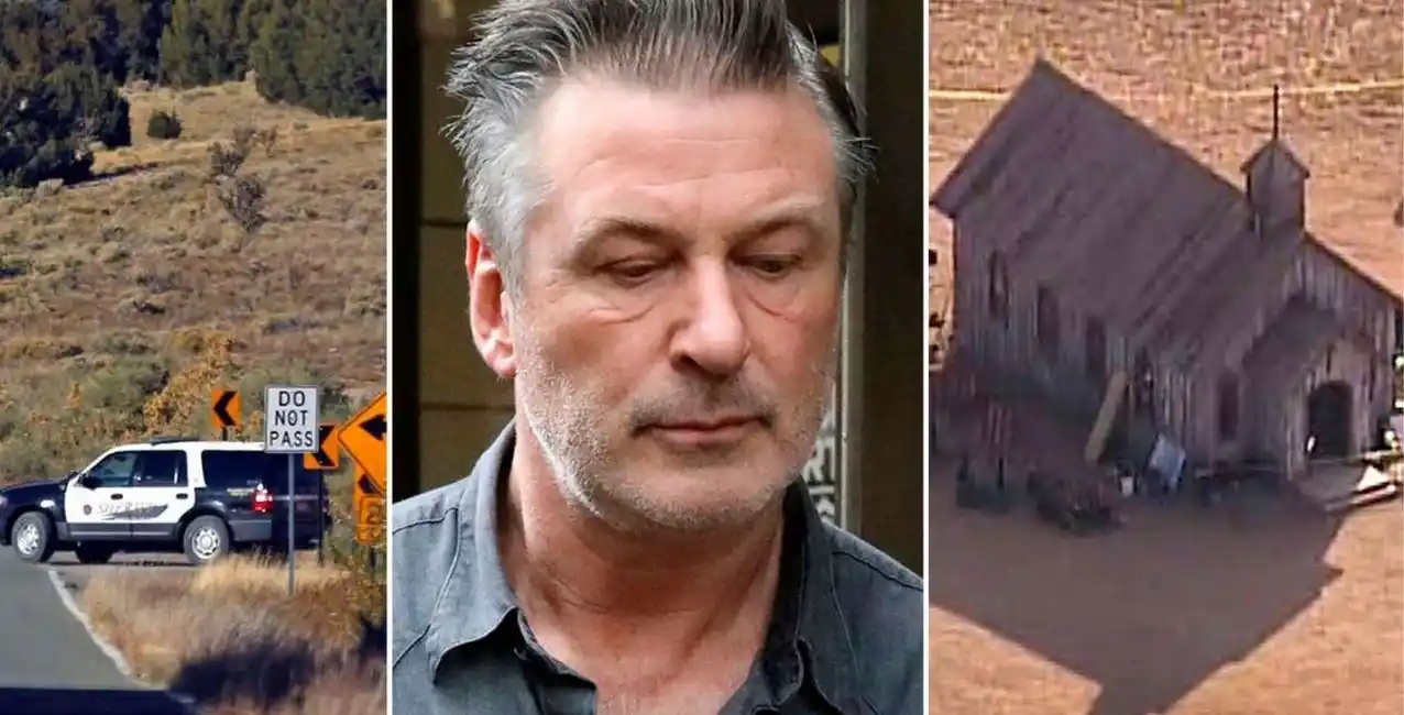 Imágenes de Alec Baldwin en shock tras matar por accidente a una cineasta