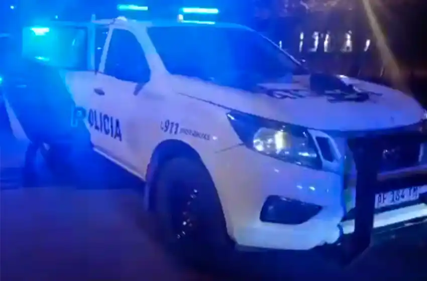 La mujer fue puesta a resguardo y recibió asistencia del SAME.