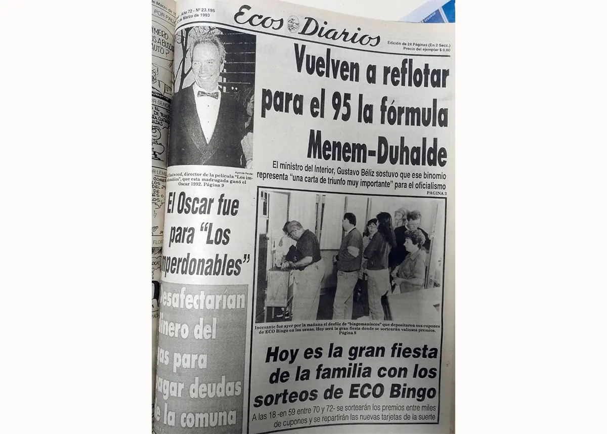 Martes 30 de marzo de 1993
