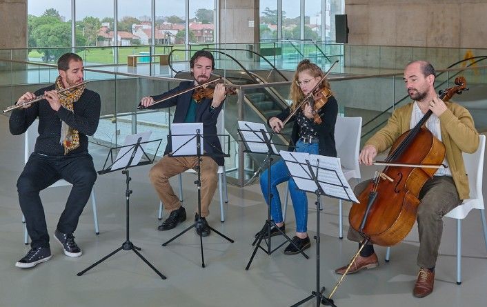 El cuarteto Klick Klack se presentará este sábado a las 18:00 en el Museo MAR.