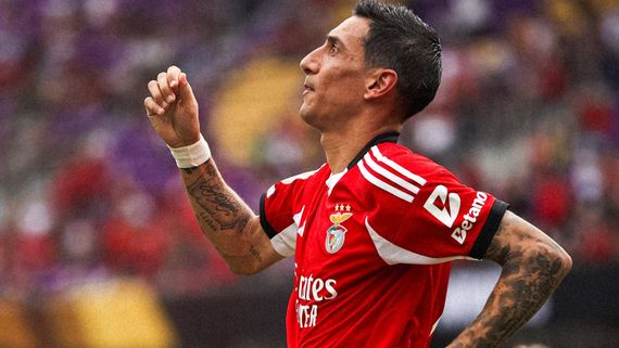 Un Di María infalible guió a Benfica hacia la goleada