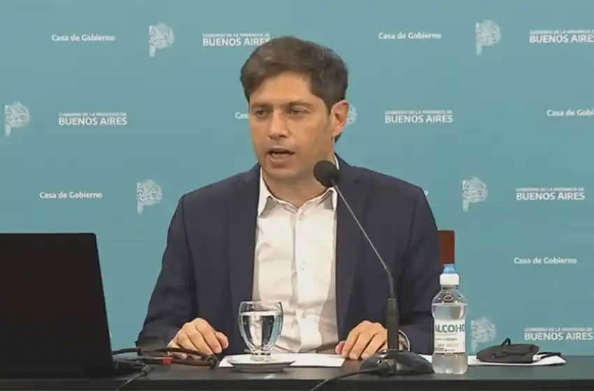 El gobernador Axel Kicillof anunció que dio positivo de COVID-19
