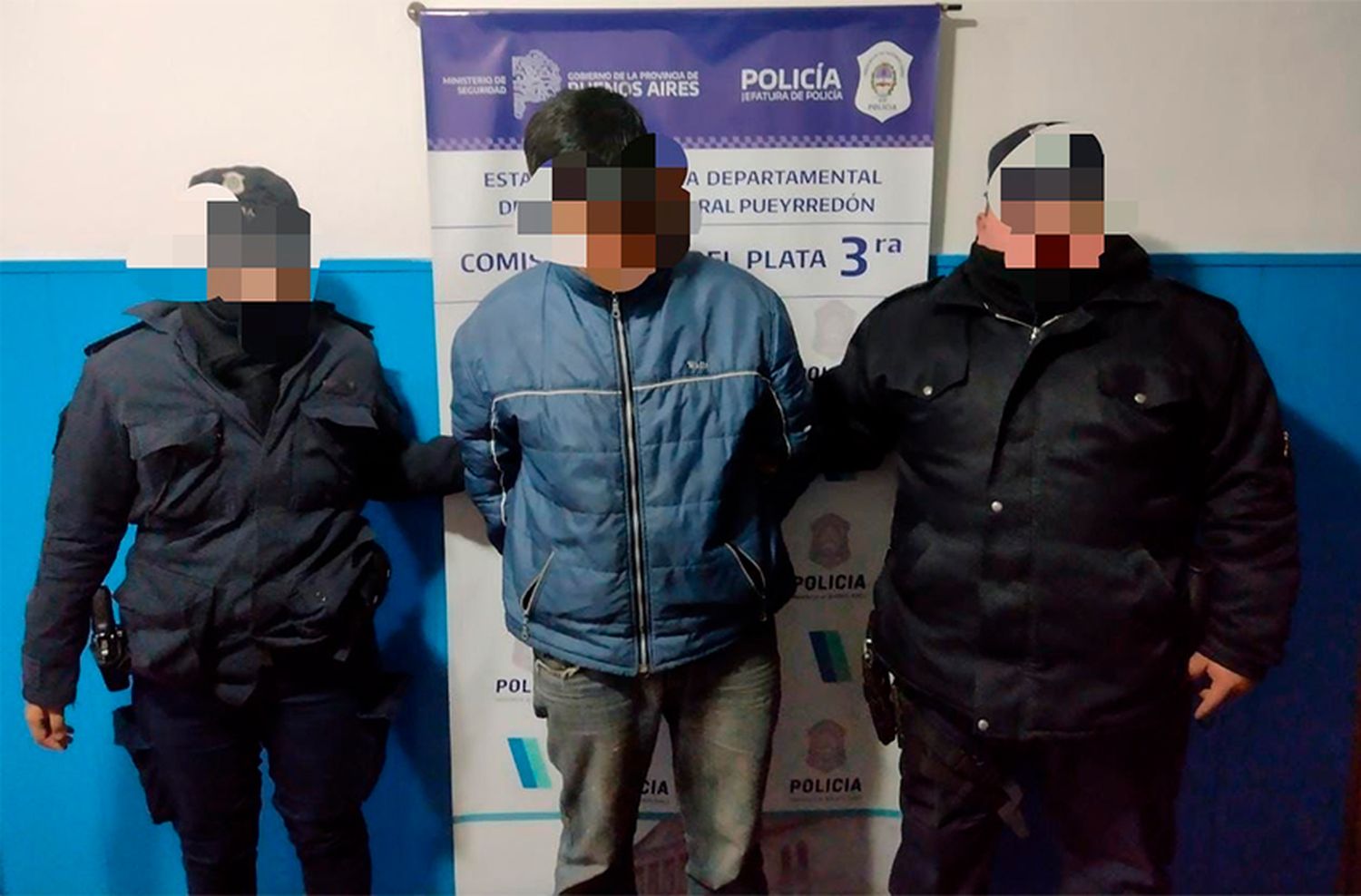 Se le complicó con la puerta del "Vivace" y lo atrapó la policía