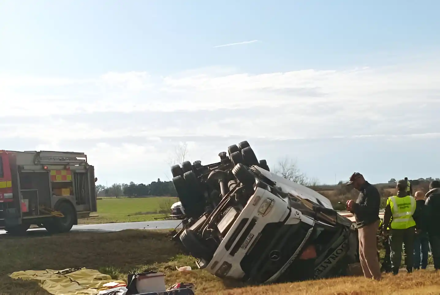 vuelco camión ruta 9 km 145
