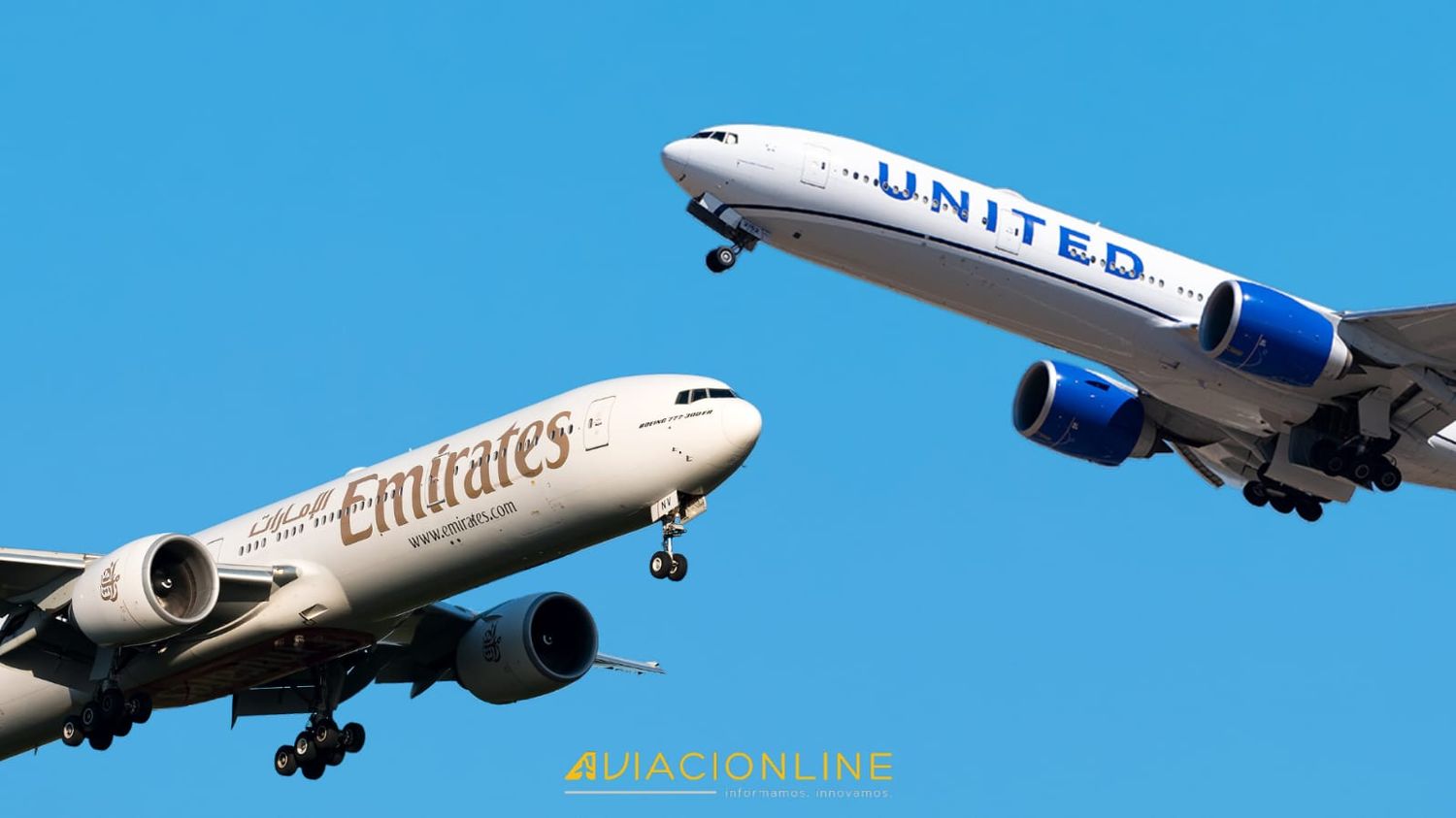 Emirates y United Airlines lanzan acuerdo de código compartido