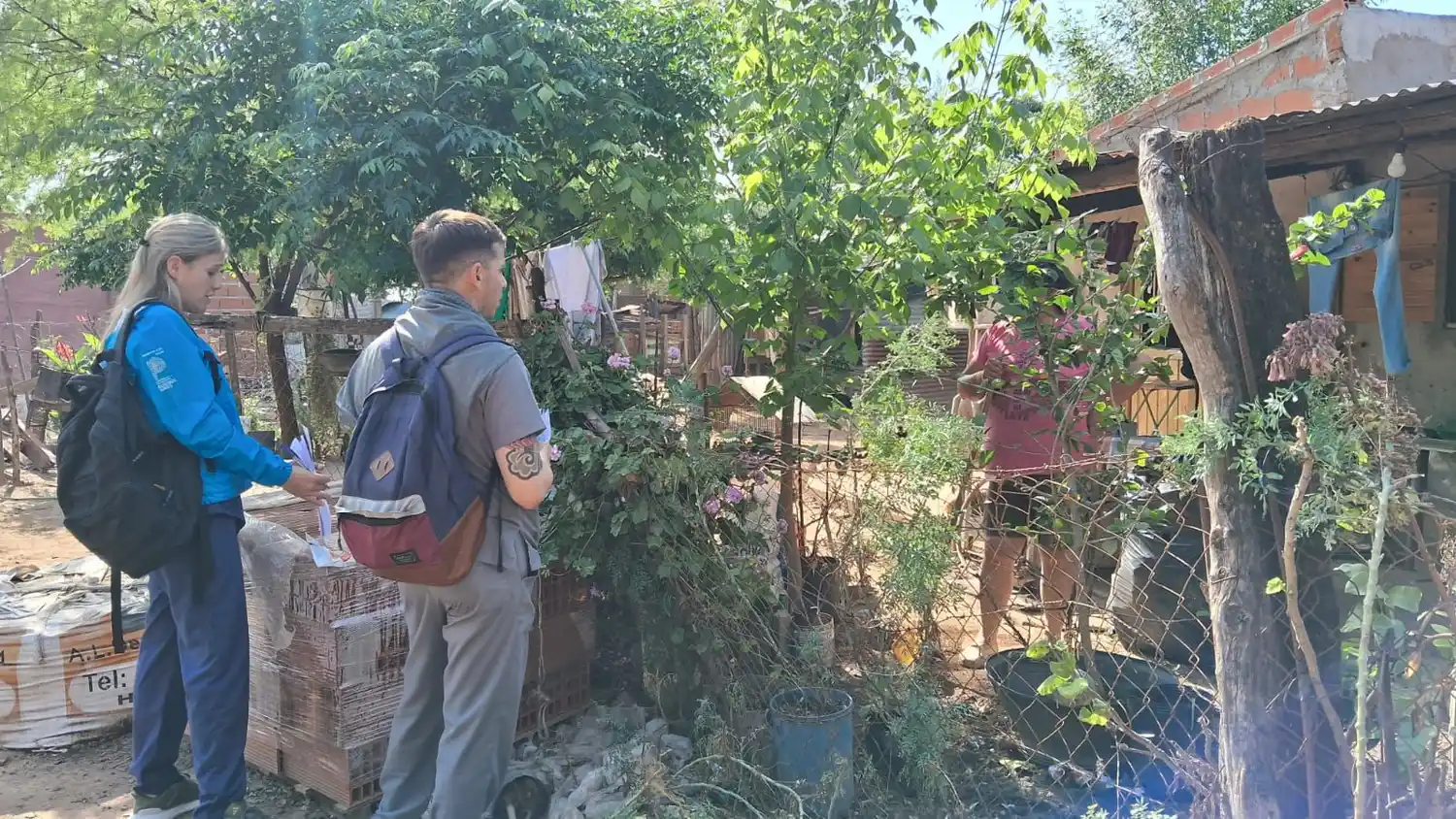 Personal provincial y municipal recorre barrios y localidades.