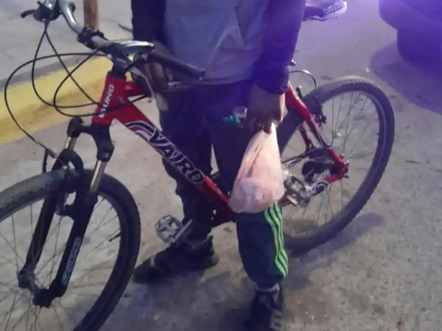 Identificaron a un joven con una bicicleta de dudosa procedencia