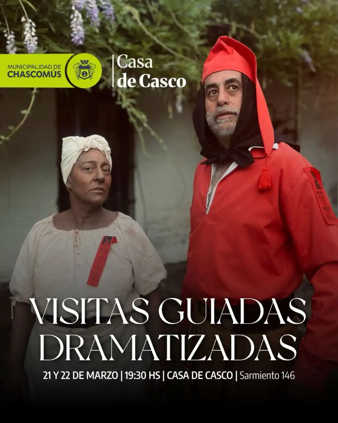 A través de la visita guiada dramatizada, el público podrá sumergirse