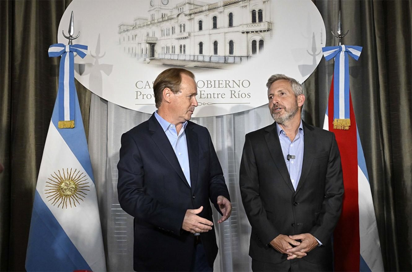 Gustavo Bordet: "Destaco la decisión del gobernador Frigerio"