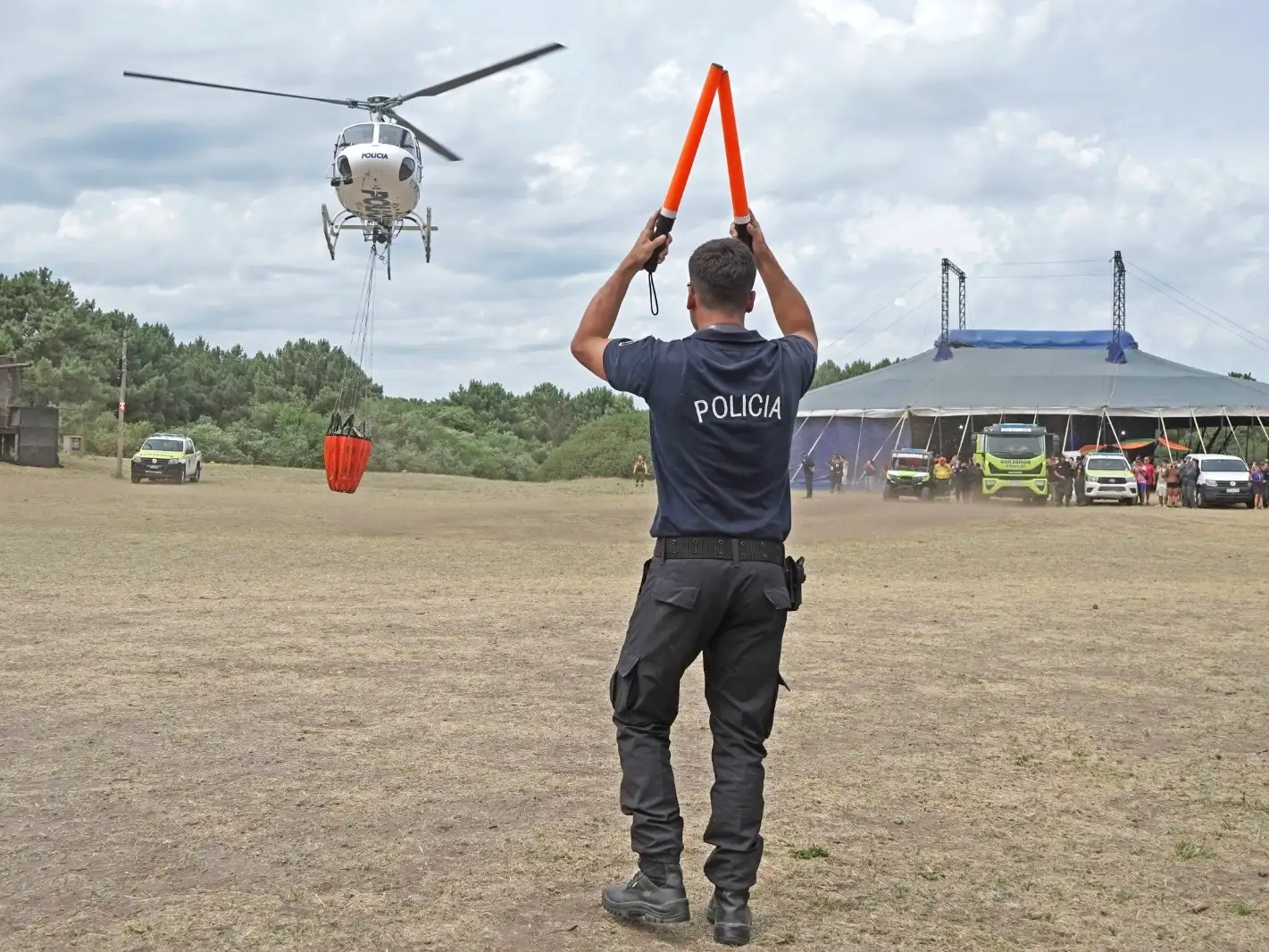 Señalero en Campo Scouts