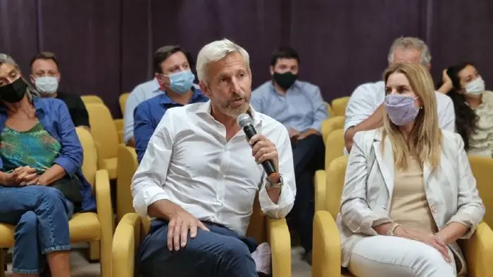 Frigerio junto a la Mesa de  Enlace: �SNo alcanza solo con  una declaración de emergencia⬝