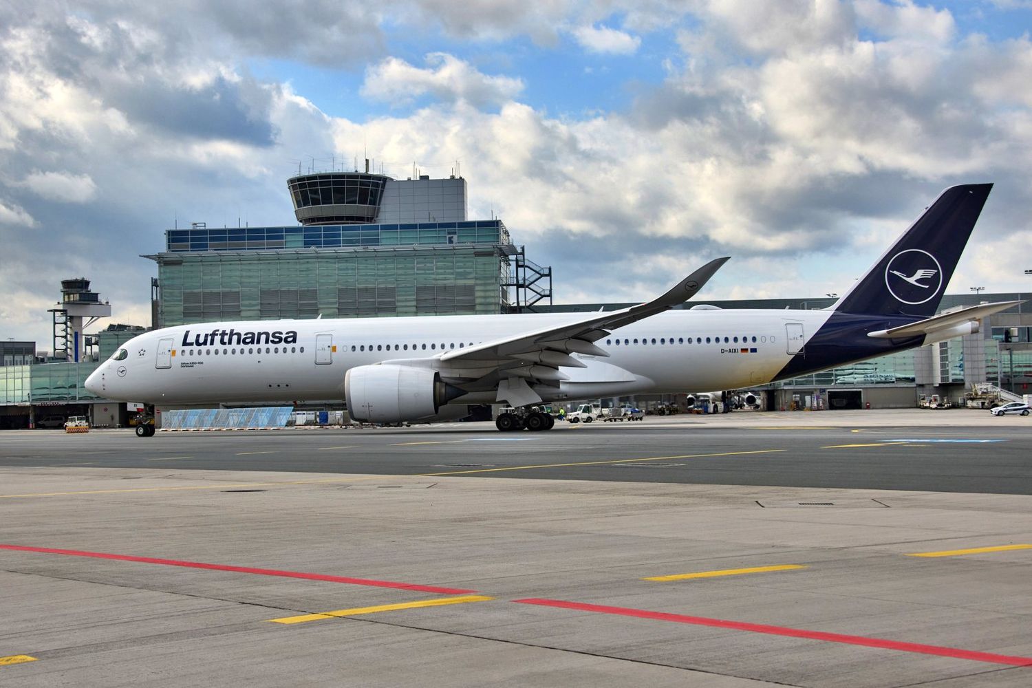 Airbus A350 de Lufthansa en Frankfurt