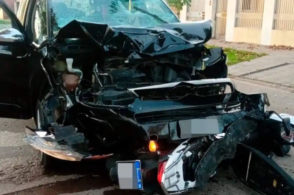 Rafaela: un menor de edad al volante chocó y mato a un motociclista