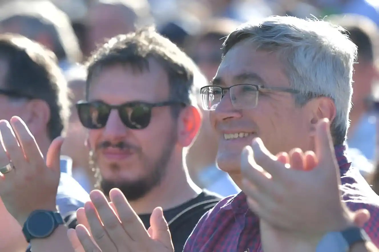 El ministro Rodríguez dialogó con La Opinión tras el acto por el Día de la Soberanía.