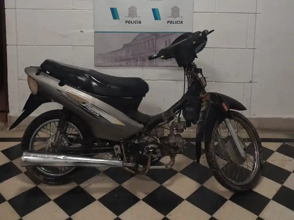 La moto Gilera Smash tiene el número de motor suprimido