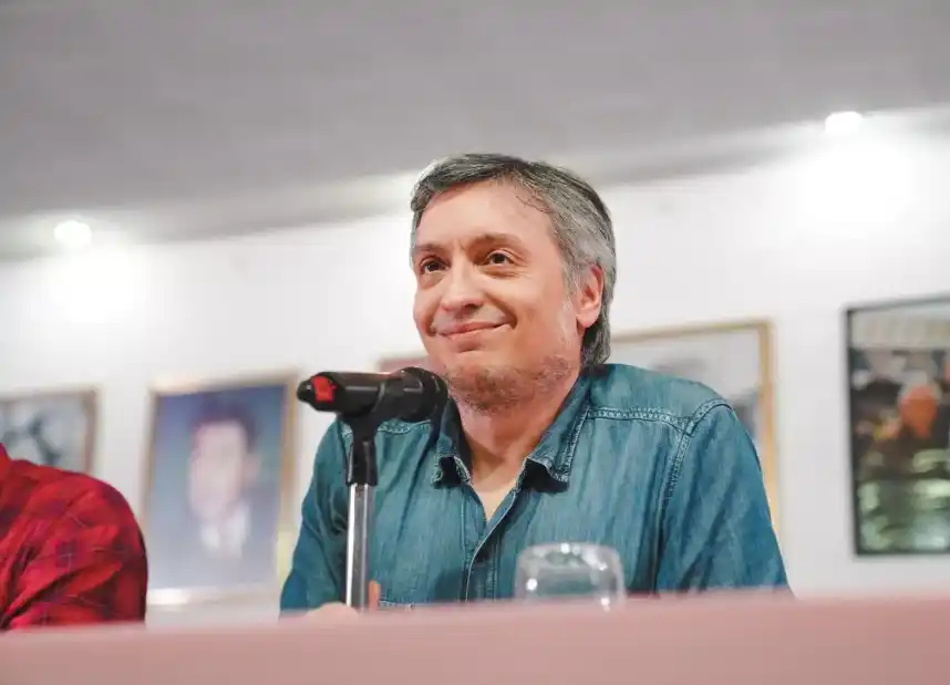 Máximo Kirchner reaparece en un acto en Morón