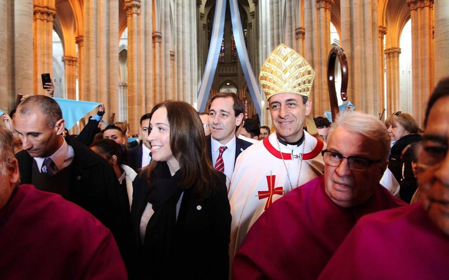 El Tedéum en la Catedral de La Plata tuvo fuerte impronta contra el aborto legal con Vidal presente