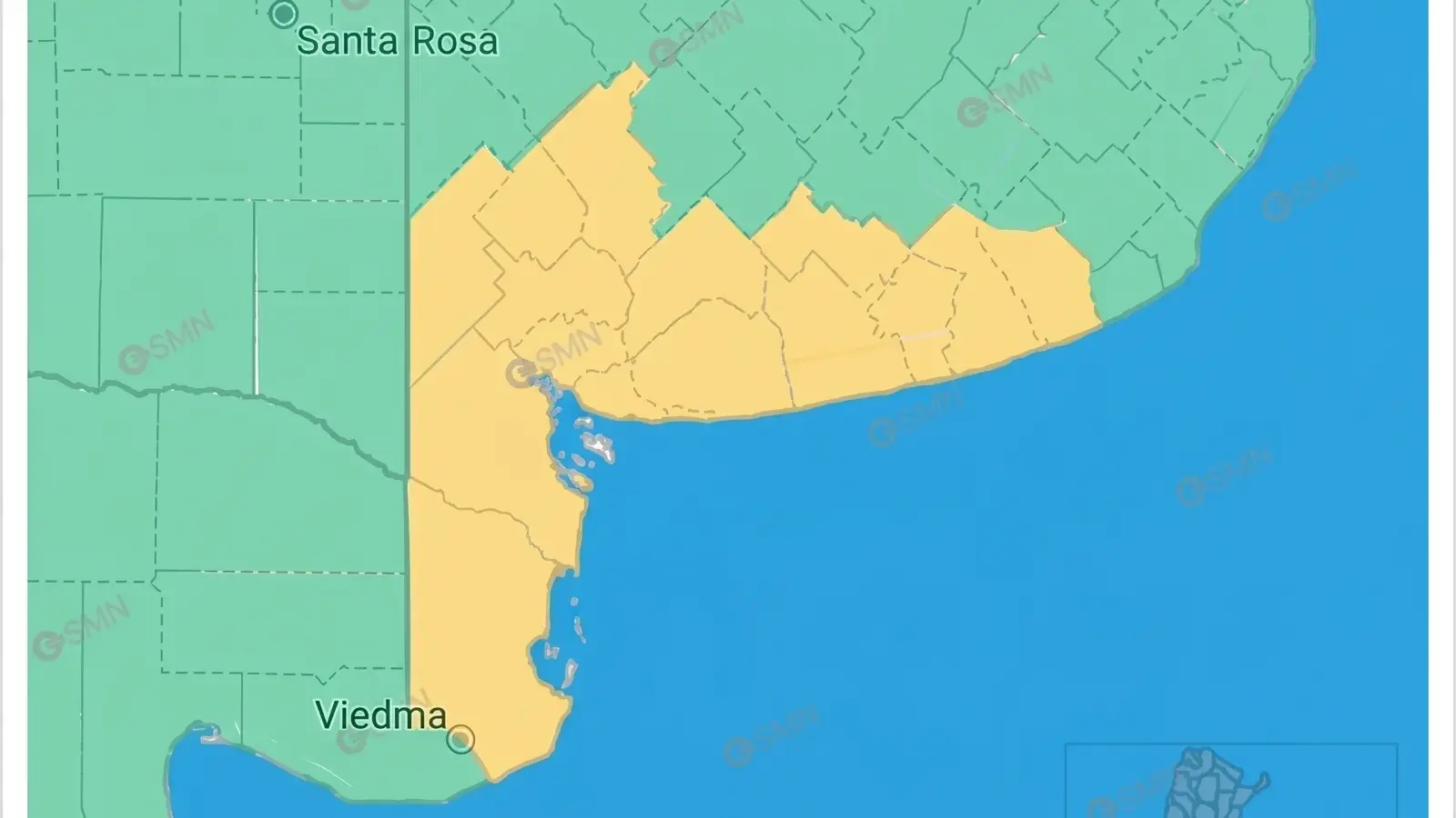 Alerta amarilla para Tres Arroyos y la zona